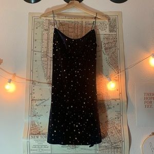 Zaful NWT Velvet Star dress